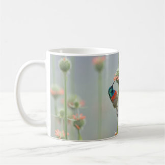 Tasse avec une photographie d'un sunbird