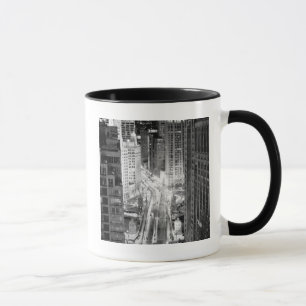 Tasse Avenue du nord du Michigan Chicago après l'hiver