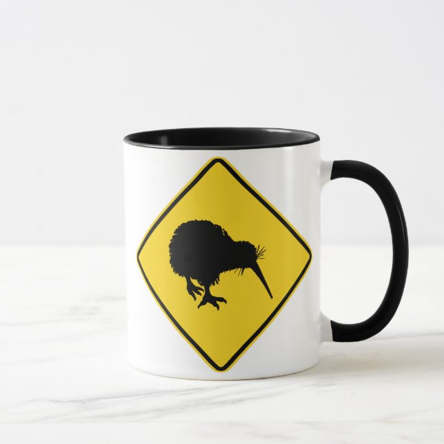 Tasse Avertissement Kiwi (Droite)