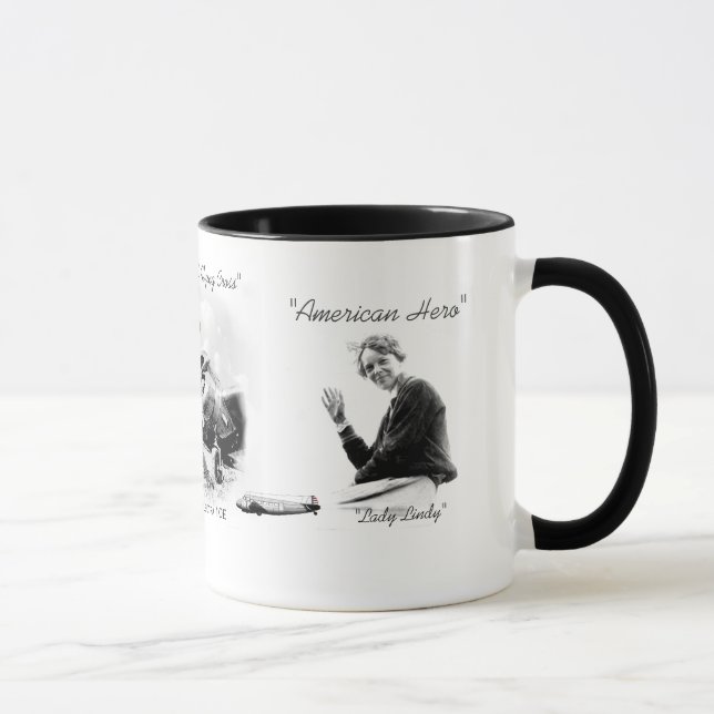 Tasse Aviatrice d'Amelia Earhart (Droite)