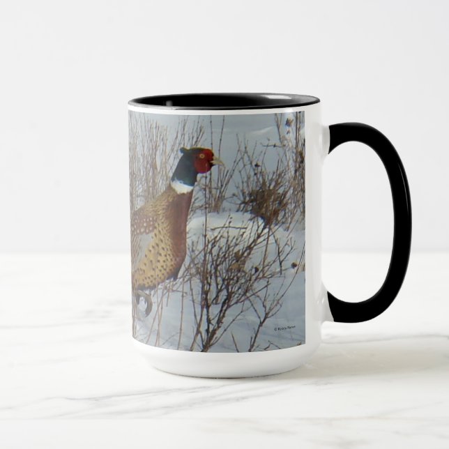 Tasse B23 Faisan de Colchide dans la Neige (Droite)