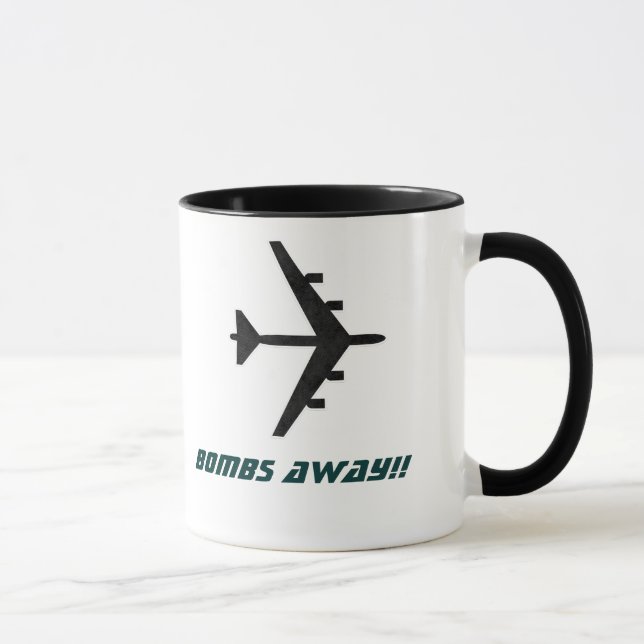 Tasse B52 Stratofortress Bomber Airforce Silhouette (Droite)