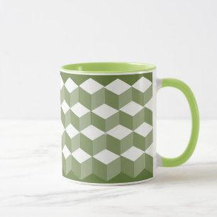 Tasse - Babyblock-Muster in drei Schattierungen