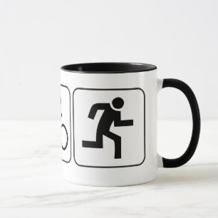 Tasse Bain, vélo, course - triathlon