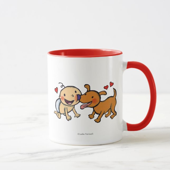 Tasse Baisers de nez de bébé du chien (Droite)