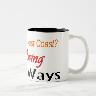 Tasse "balancez les deux manières"