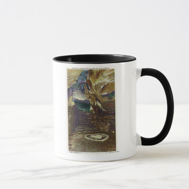 Tasse Balcon du temple de Titan Vue de la nuptiale (Droite)