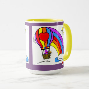 Tasse Ballon d'art de coeur
