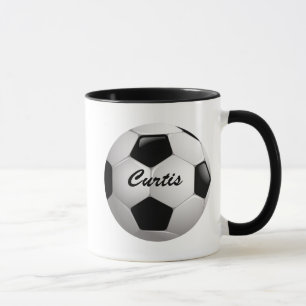 Tasse Ballon de football personnalisable du football