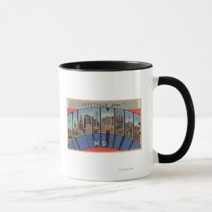 Tasse Baltimore, le Maryland - grandes scènes de lettre