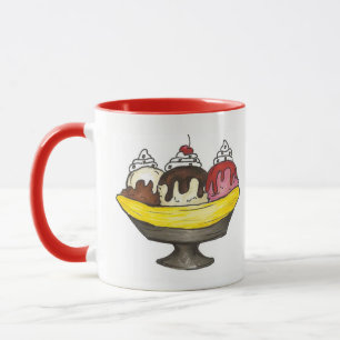 Tasse Banana Split Ice Cream Shoppe dimanche