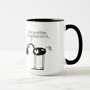 Tasse Bande dessinée drôle de cheval