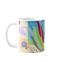 Tasse BARIOLÉE fraîche abstraite