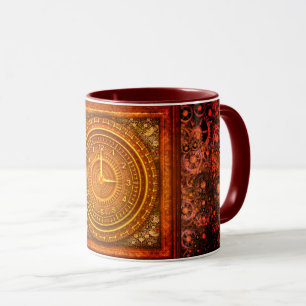 Tasse baroque d'horloge