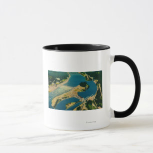 Tasse Barrage et fleuve Columbia de Bonneville d'air