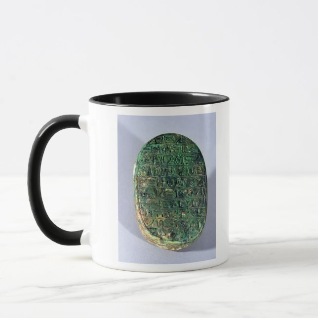 Tasse Base d'un scarabée de mariage d'Amenhotep III (Gauche)