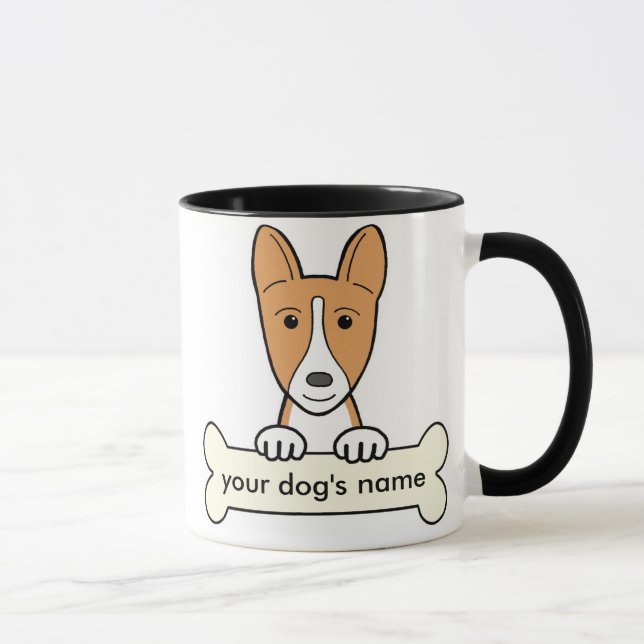 Tasse Basenji personnalisé (Droite)