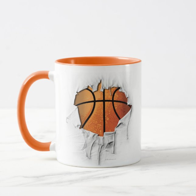 Tasse Basket-ball déchiré (Gauche)