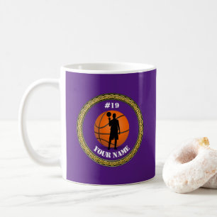 Tasse Basketball Player - Name und Nummer hinzufüg