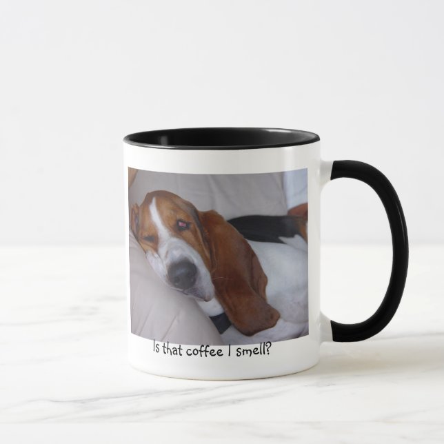 Tasse Basset Hound somnolent (Droite)