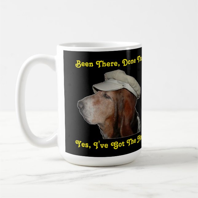 Tasse Basset Hound war dort getan, dass (Links)