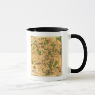 Tasse Bataille d'Antietam - carte panoramique 3 de