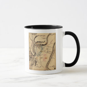 Tasse Bataille de Chickamauga - Guerre civile Carte pano