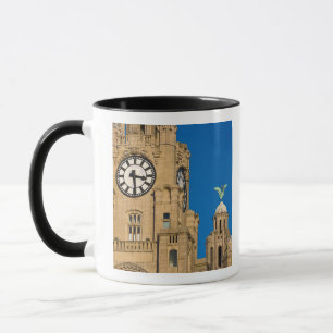 Tasse Bâtiment Liver, Liverpool, Merseyside, Angleterre