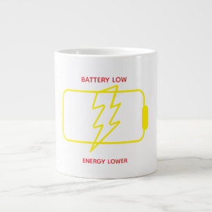 Tasse Batterie Faible – Mug Café Énergie Faible Dr