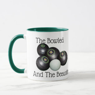 Tasse Beau logo de Bowls de pelouse,