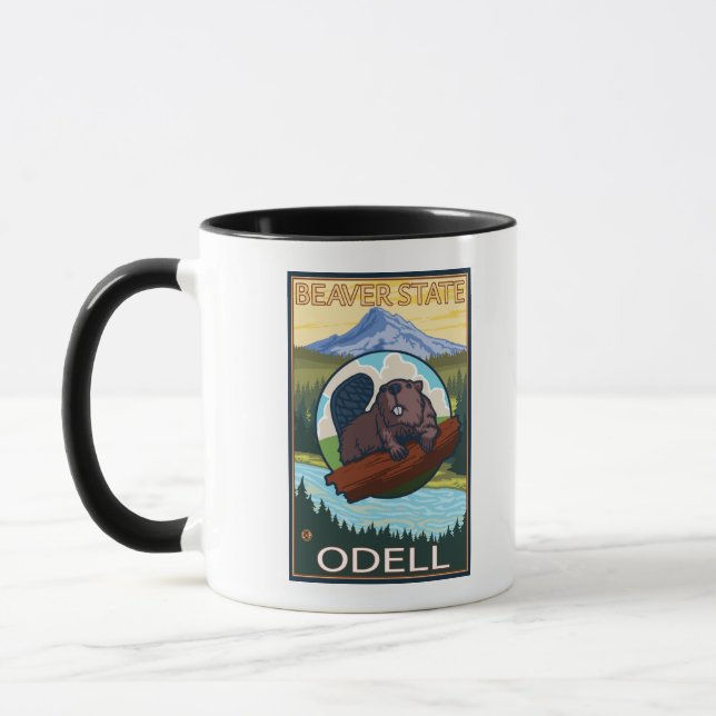 Tasse Beaver & Mt Hood - Odell, Oregon (Gauche)