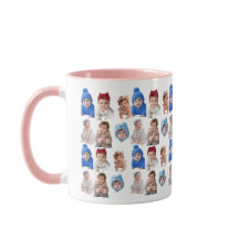 Tasse Bébé Visage Personnalisé Bébé 4 Photos MUGS