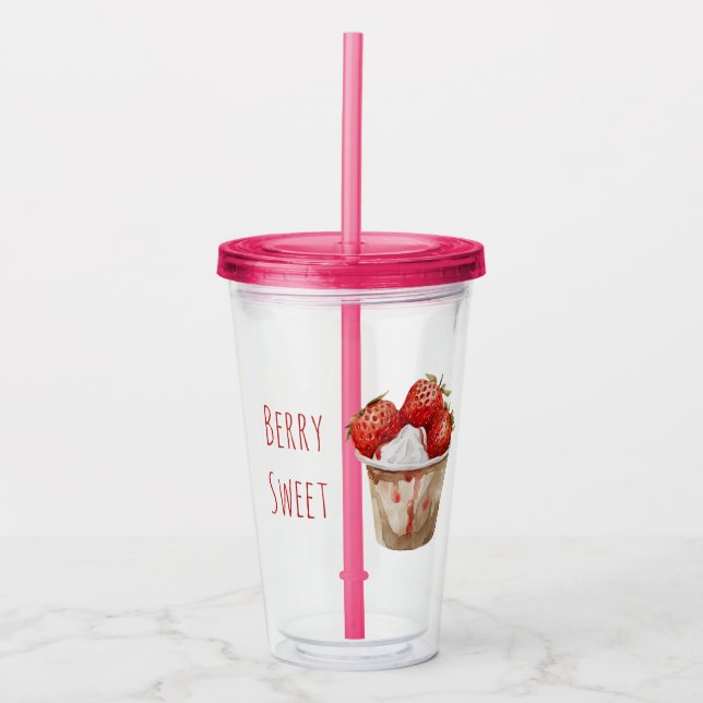 Tasse Beerensüße Erdbeeren (Vorderseite)