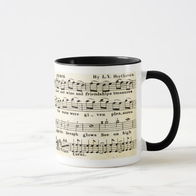 Tasse Beethoven-Symphonie-Nr. 9 (Rechts)