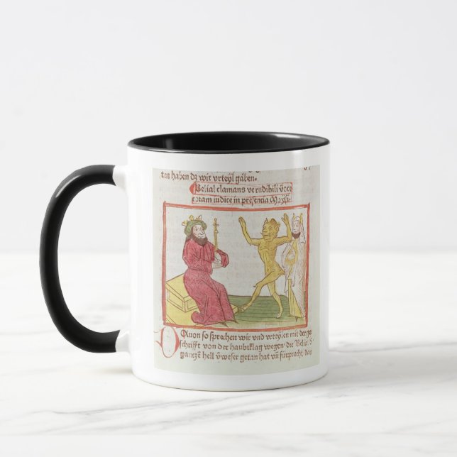 Tasse Belial danse avant le Roi Solomon (Gauche)