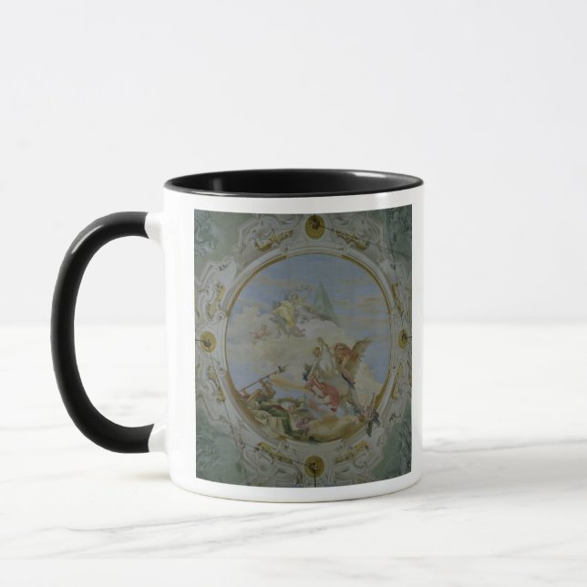 Tasse Bellerophon montant Pegasus, c.1746-47 (fresque) (Gauche)