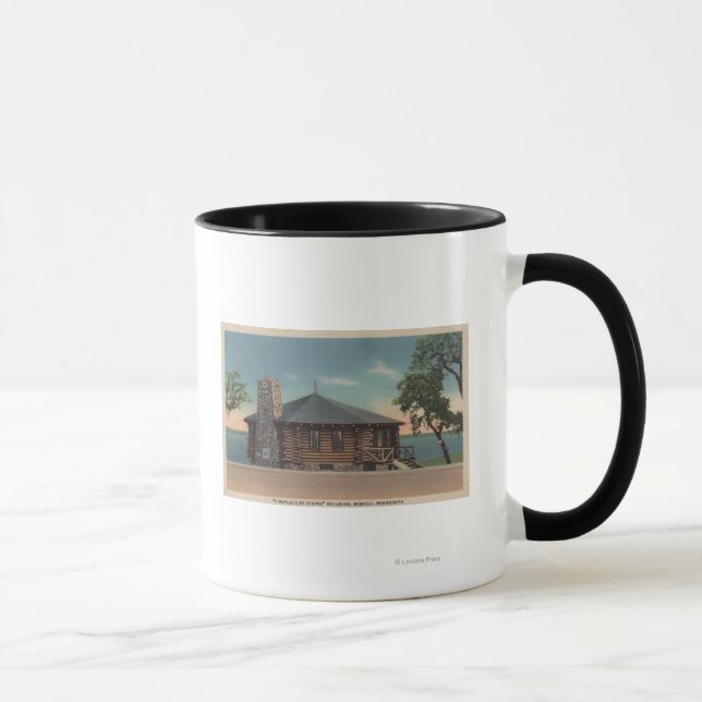 Tasse Bemidji, MN - Vue de la cheminée des États Bldg (Droite)