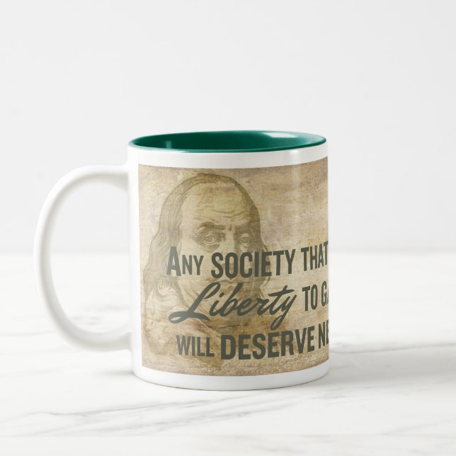 Tasse Bens Franklin (Links)