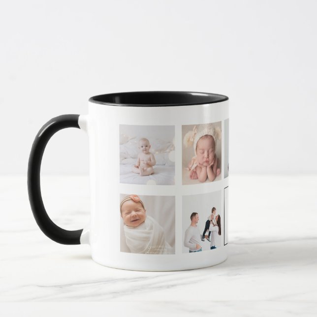 Tasse | Benutzerdefinierte FotoCollage (Links)