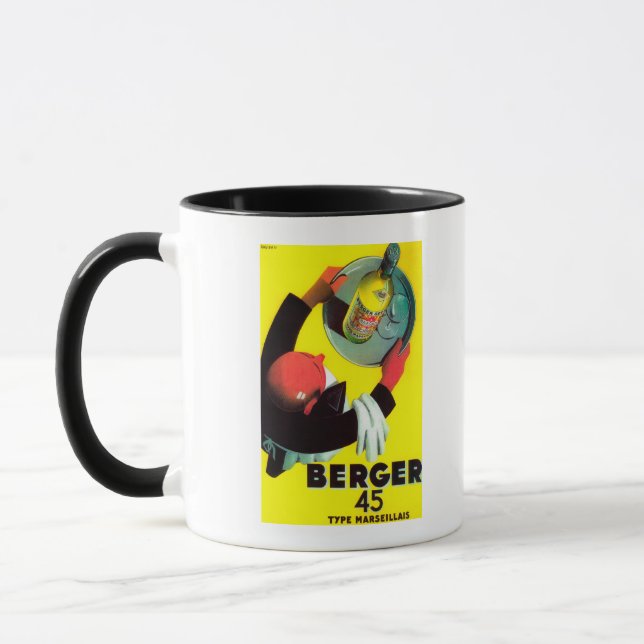 Tasse Berger 45 PosterEurope Vintage (Gauche)
