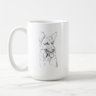 Tasse Bergère Allemande, Café de Maman de Chien Pe