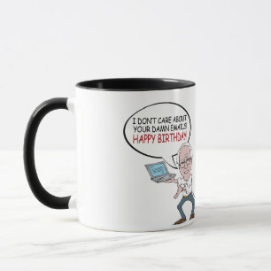Tasse Bernie Sanders Salutation - Je me fiche de votre