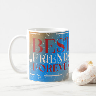 Tasse 'Best Friends Forever' mit süßen Cartoon-Kin