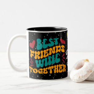 Tasse 'Best Friends Forever' mit süßen Cartoon-Kin