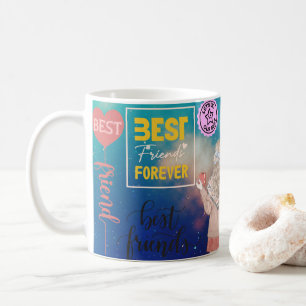 Tasse 'Beste Freunde für immer' mit süßen Cartoon-
