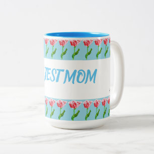 Tasse: Beste Mama Zweifarbige Tasse