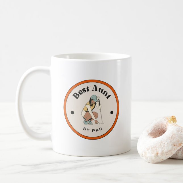 Tasse - Beste Tante nach Par (Mit Donut)