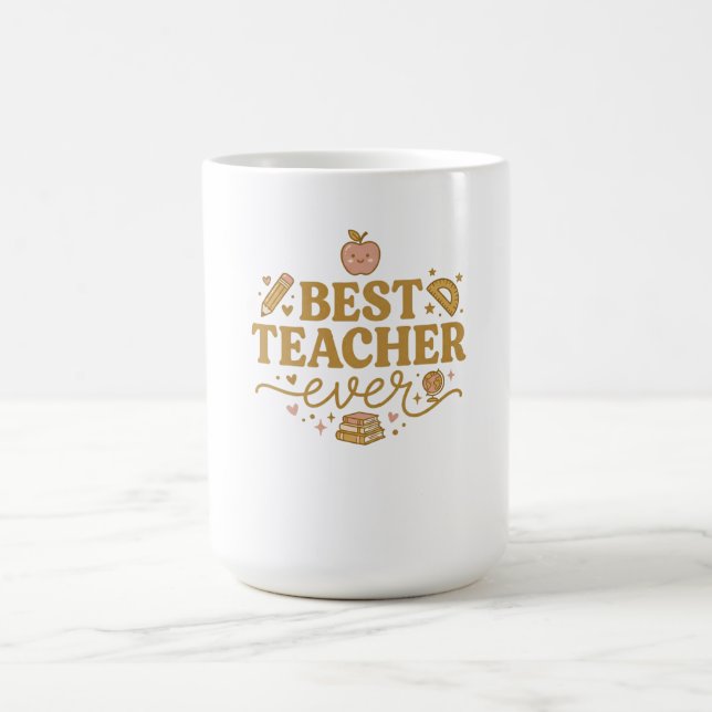 Tasse "Bester Lehrer überhaupt" (Mittel)