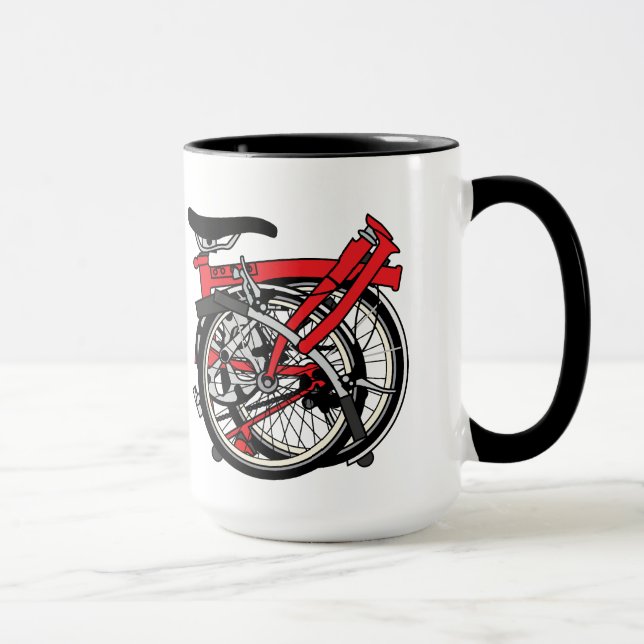 Tasse Bicyclette de Brompton pliée (Droite)