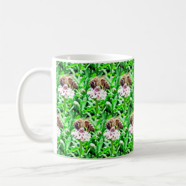 Tasse - Bienenmosaikmuster (Links)